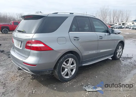 2012 Mercedes-Benz Ml 350 4Matic из США, поврежденный, VIN 4JGDA5HB2CA024179